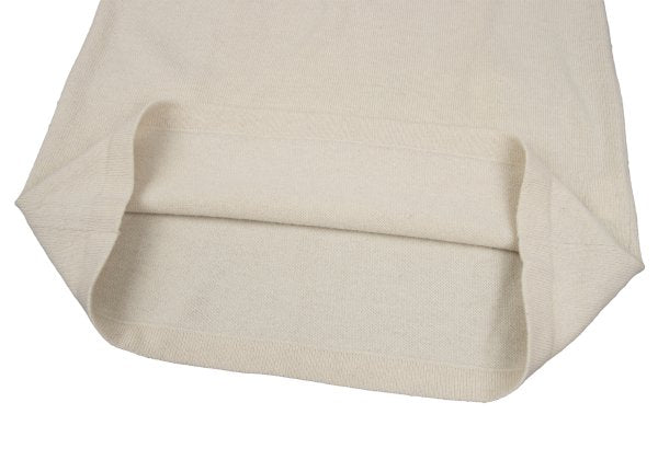 Y's for men Wool Knit Polo Cream Size M