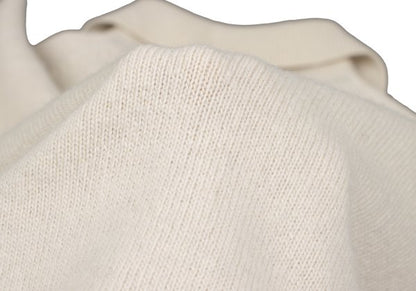 Y's for men Wool Knit Polo Cream Size M