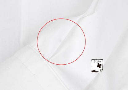 ISSEY MIYAKE MEN Poly Cotton Mao Collar Shirt White Size 3