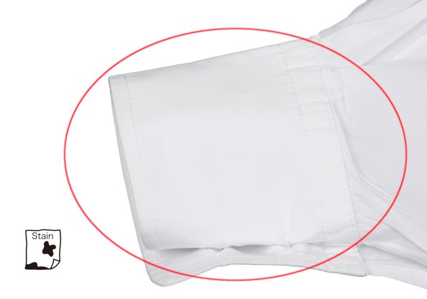 COMME des GARCONS Big Collar Pleated Blouse White Size M
