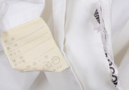 COMME des GARCONS Big Collar Pleated Blouse White Size M