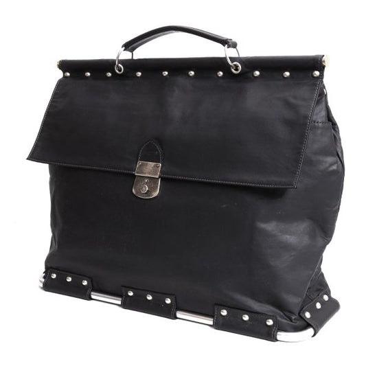 Jean Paul GAULTIER Metal Frame Coated Bag Black