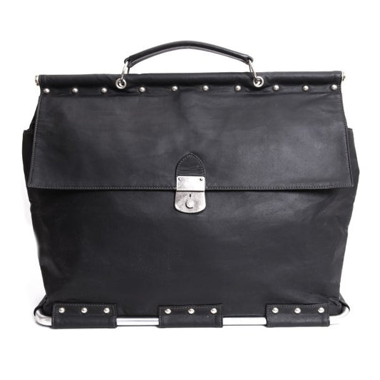 Jean Paul GAULTIER Metal Frame Coated Bag Black