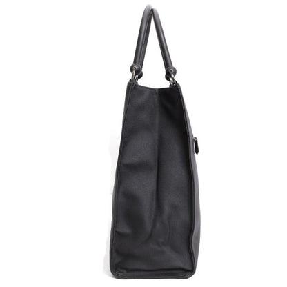 Jean Paul GAULTIER HOMME World Map Embossed Tote Bag Black