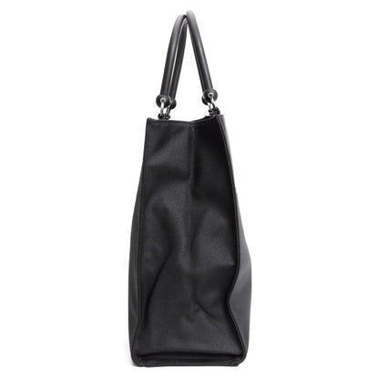 Jean Paul GAULTIER HOMME World Map Embossed Tote Bag Black
