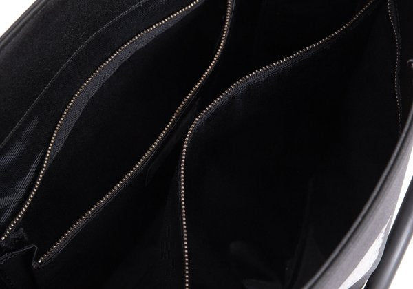 Jean Paul GAULTIER HOMME World Map Embossed Tote Bag Black
