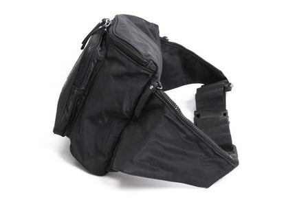 Jean Paul GAULTIER HOMME Dragon Embossed Waist Bag Black