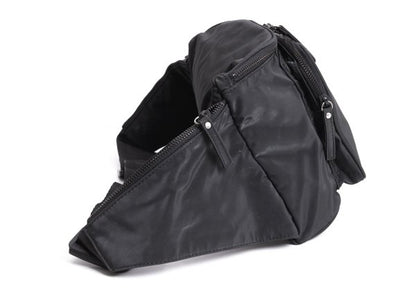 Jean Paul GAULTIER HOMME Dragon Embossed Waist Bag Black