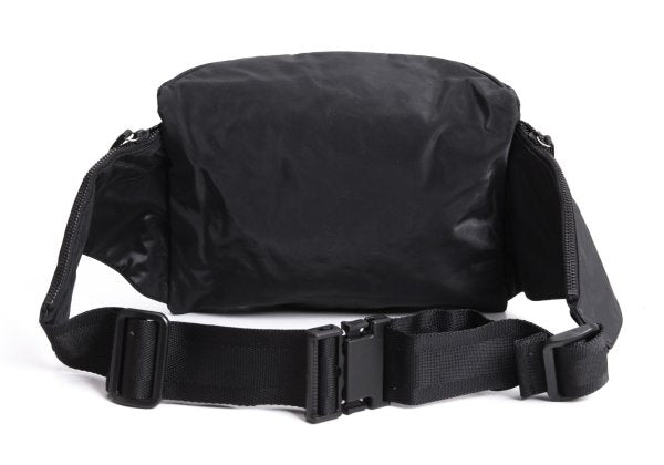 Jean Paul GAULTIER HOMME Dragon Embossed Waist Bag Black