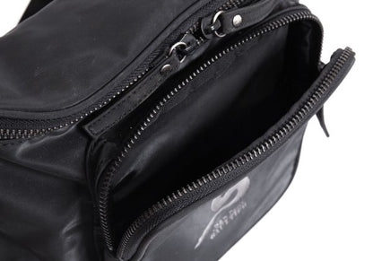 Jean Paul GAULTIER HOMME Dragon Embossed Waist Bag Black