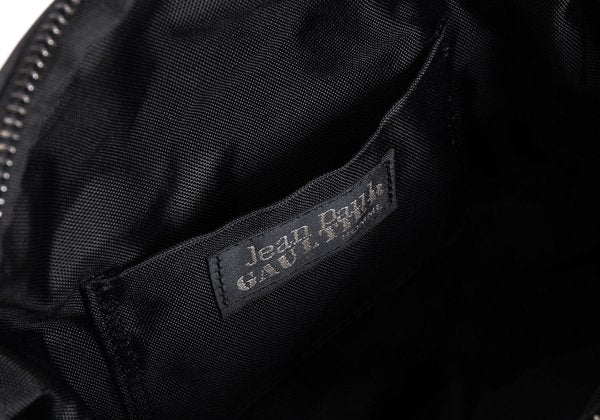 Jean Paul GAULTIER HOMME Dragon Embossed Waist Bag Black