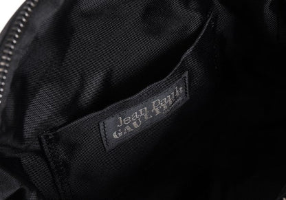 Jean Paul GAULTIER HOMME Dragon Embossed Waist Bag Black