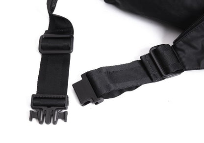 Jean Paul GAULTIER HOMME Dragon Embossed Waist Bag Black