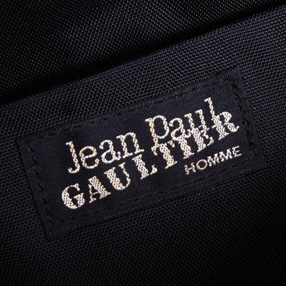 Jean Paul GAULTIER HOMME Dragon Embossed Waist Bag Black
