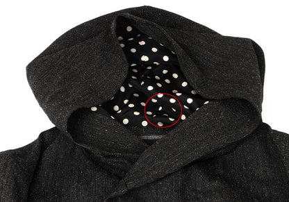 Yohji Yamamoto POUR HOMME Wool Silk Hooded Coat Size 3