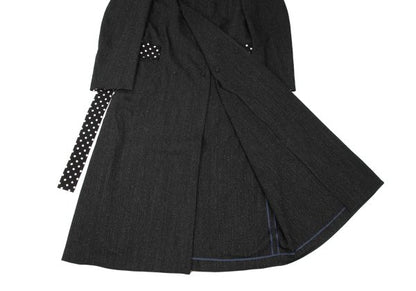 Yohji Yamamoto POUR HOMME Wool Silk Hooded Coat Size 3