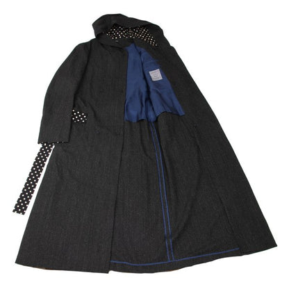 Yohji Yamamoto POUR HOMME Wool Silk Hooded Coat Size 3