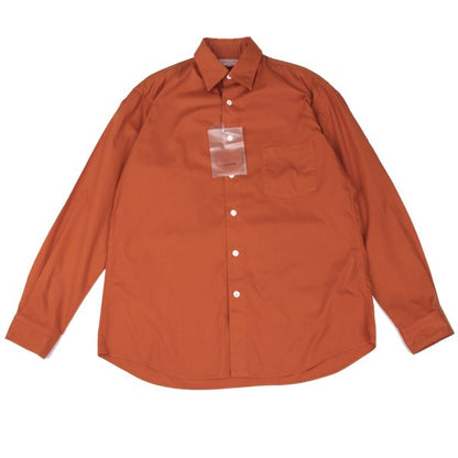 Yohji Yamamoto POUR HOMME Cotton Patch Shirt Orange Size 3