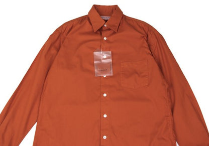 Yohji Yamamoto POUR HOMME Cotton Patch Shirt Orange Size 3