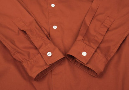 Yohji Yamamoto POUR HOMME Cotton Patch Shirt Orange Size 3