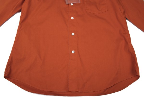 Yohji Yamamoto POUR HOMME Cotton Patch Shirt Orange Size 3