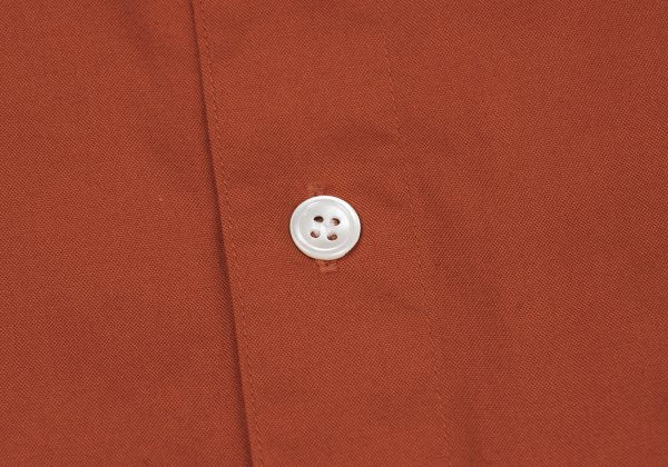 Yohji Yamamoto POUR HOMME Cotton Patch Shirt Orange Size 3