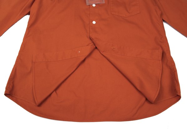 Yohji Yamamoto POUR HOMME Cotton Patch Shirt Orange Size 3