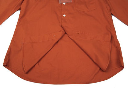 Yohji Yamamoto POUR HOMME Cotton Patch Shirt Orange Size 3