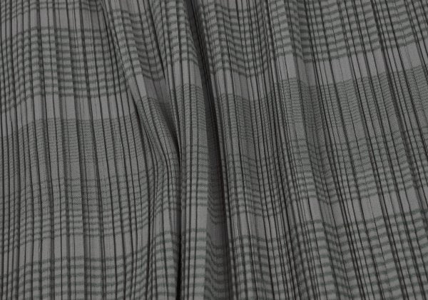 PLEATS PLEASE Pleated Border Side Belt Skirt Charcoal Size 1