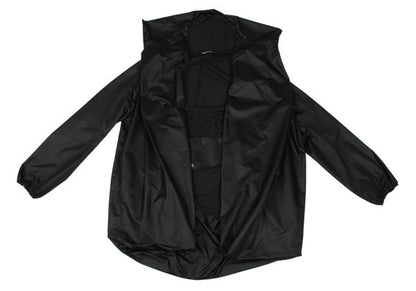 DKNY Poly Irregular Silhouette Hooded Jacket Black Size 4