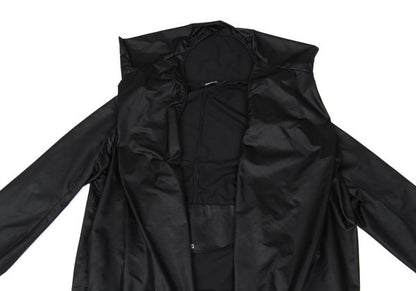 DKNY Poly Irregular Silhouette Hooded Jacket Black Size 4