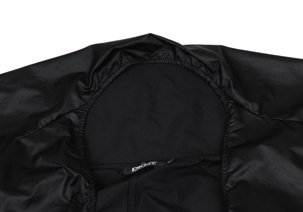 DKNY Poly Irregular Silhouette Hooded Jacket Black Size 4