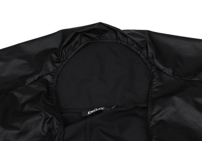 DKNY Poly Irregular Silhouette Hooded Jacket Black Size 4