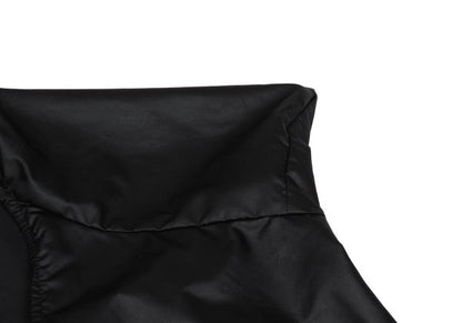 DKNY Poly Irregular Silhouette Hooded Jacket Black Size 4