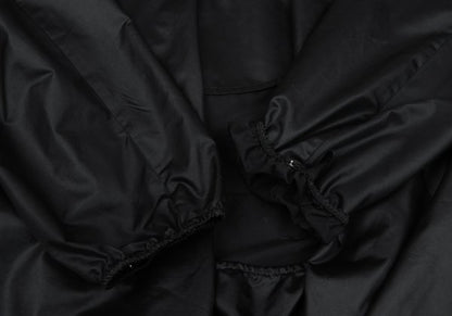 DKNY Poly Irregular Silhouette Hooded Jacket Black Size 4