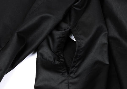 DKNY Poly Irregular Silhouette Hooded Jacket Black Size 4