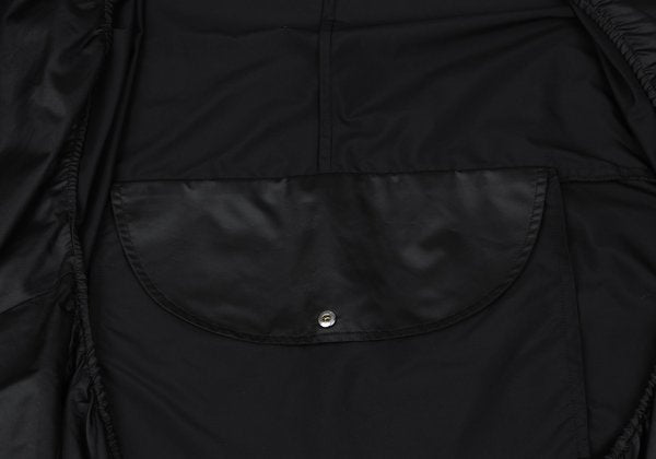 DKNY Poly Irregular Silhouette Hooded Jacket Black Size 4