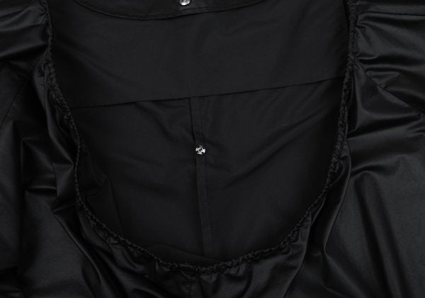 DKNY Poly Irregular Silhouette Hooded Jacket Black Size 4