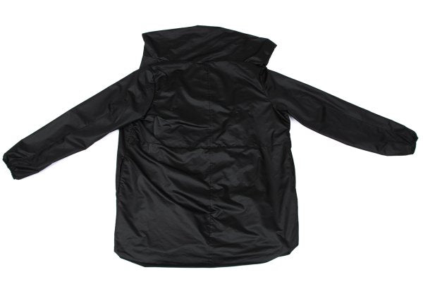DKNY Poly Irregular Silhouette Hooded Jacket Black Size 4