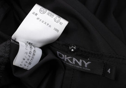 DKNY Poly Irregular Silhouette Hooded Jacket Black Size 4