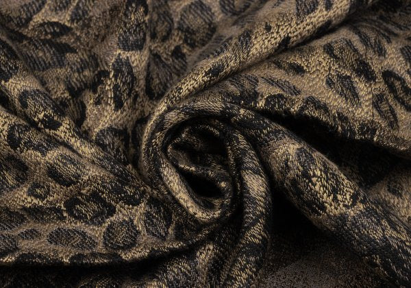 Yves Saint Laurent Silk Wool Scarf Beige