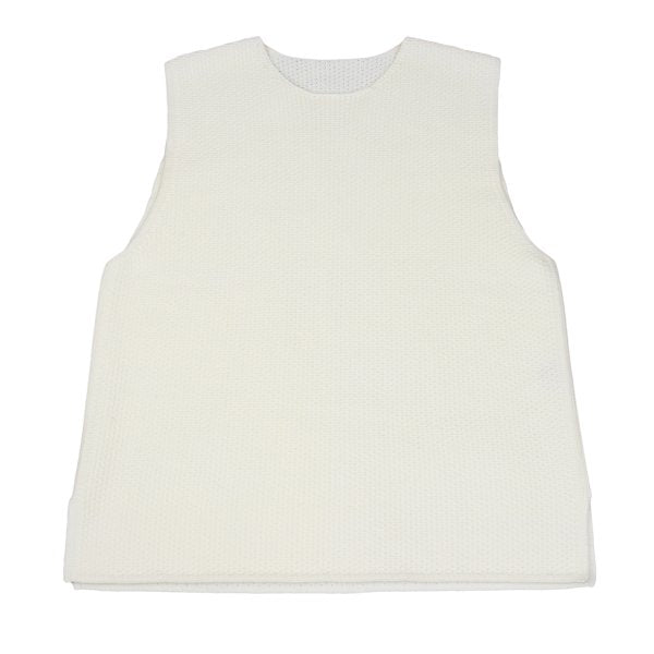 HOMME PLISSE ISSEY MIYAKE 25AW Rustic Knit Vest White Size F