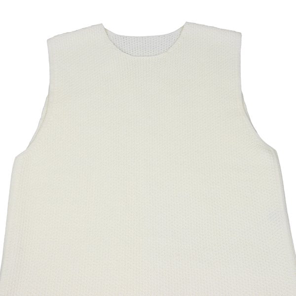 HOMME PLISSE ISSEY MIYAKE 25AW Rustic Knit Vest White Size F