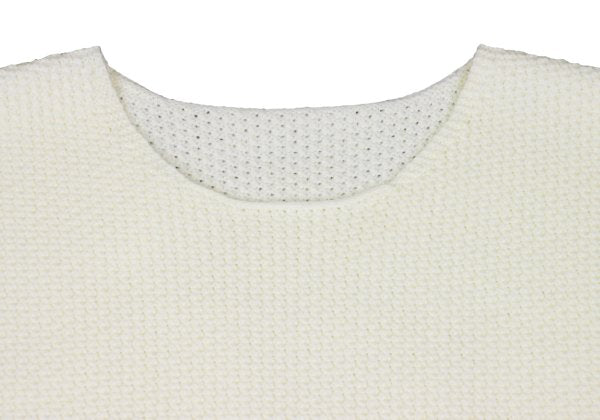 HOMME PLISSE ISSEY MIYAKE 25AW Rustic Knit Vest White Size F