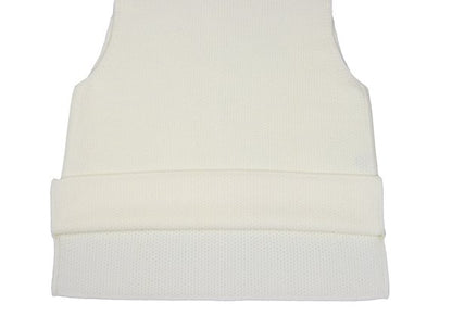 HOMME PLISSE ISSEY MIYAKE 25AW Rustic Knit Vest White Size F