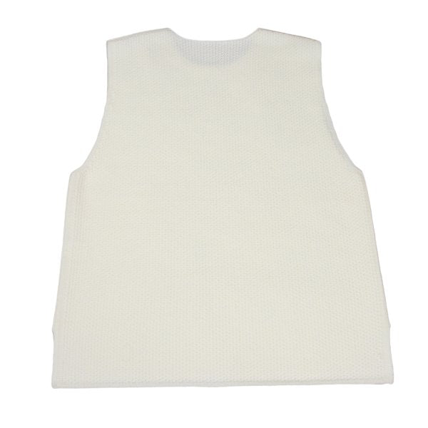 HOMME PLISSE ISSEY MIYAKE 25AW Rustic Knit Vest White Size F