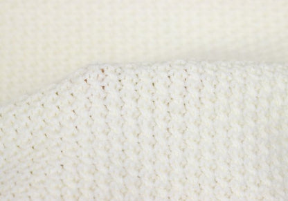 HOMME PLISSE ISSEY MIYAKE 25AW Rustic Knit Vest White Size F