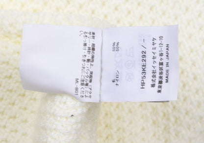 HOMME PLISSE ISSEY MIYAKE 25AW Rustic Knit Vest White Size F