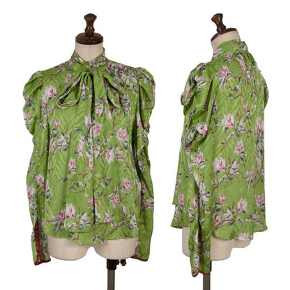 KEITA MARUYAMA x LILY BROWN Floral Blouse Green Size F