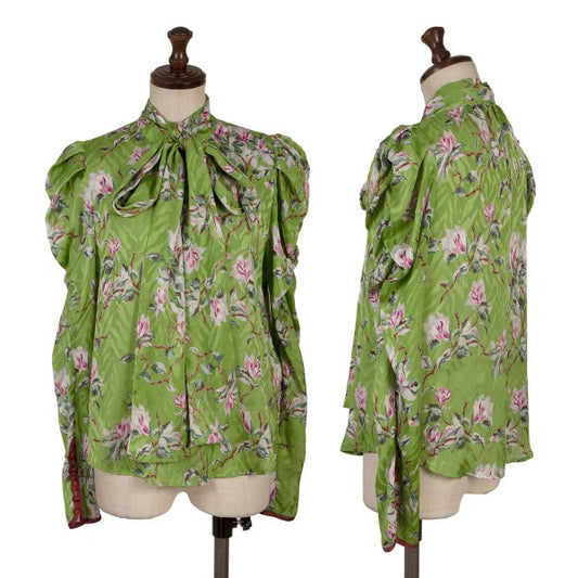 KEITA MARUYAMA x LILY BROWN Floral Blouse Green Size F